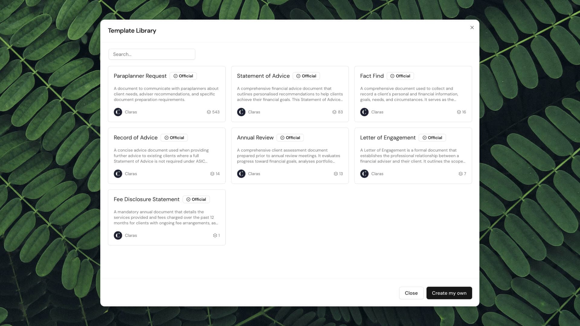 Cover Image for Document templates